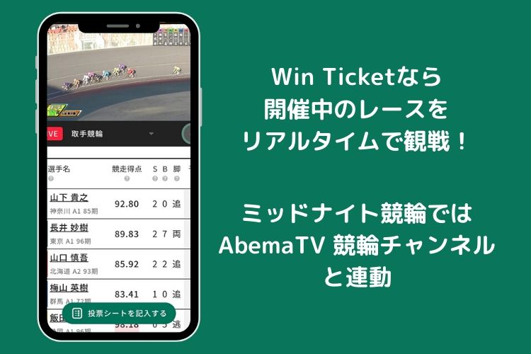 Win Ticket（ウィンチケット）レース観戦